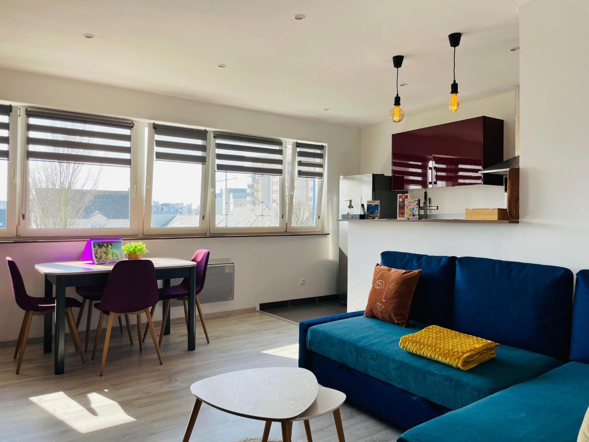 La Brise Marine Apartment Calais Bagian luar foto